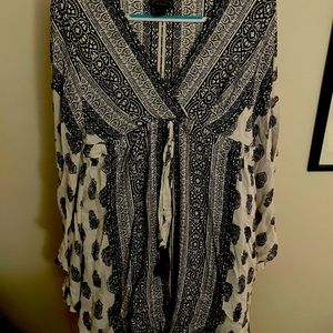 Short Sleeved Patterned Women Dress